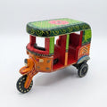 Wooden Heritage Auto Rickshaw Toy – Traditional Desi Tuk-Tuk