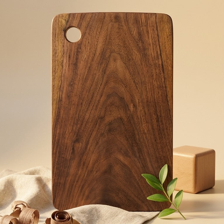 Wooden Heavy-Duty Chopping Board – Solid Wood Cutting Block & Platter