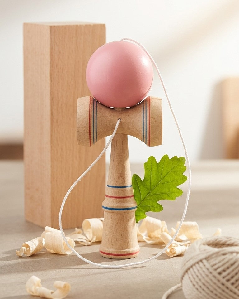 Wooden Japanese Kendama Skill Toy – Traditional Coordination Game