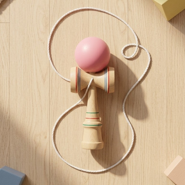 Wooden Japanese Kendama Skill Toy – Traditional Coordination Game