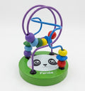 Wooden Panda Bead Maze – Montessori Wire Roller Coaster Activity Toy