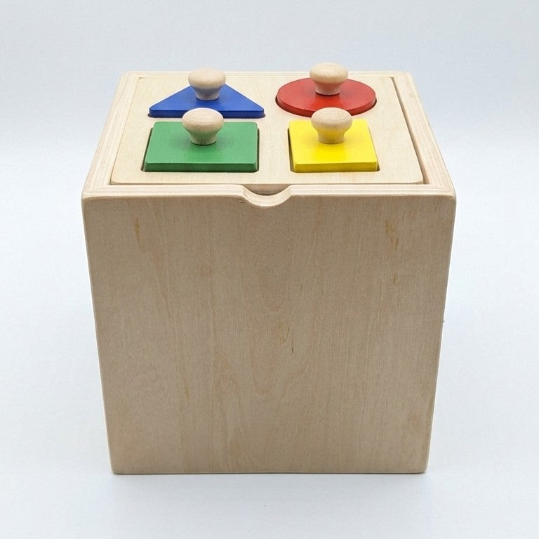 5-in-1 Montessori Wooden Activity Box – Shape Sorter & Fishing Set