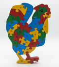 Wooden Rooster Number Puzzle – 1-26 Counting & Alphabet Jigsaw
