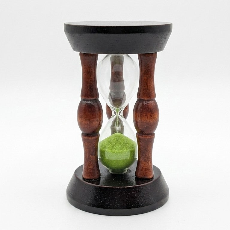 Miniature Wooden Sand Hourglass Timer – Compact Desktop Sand Clock