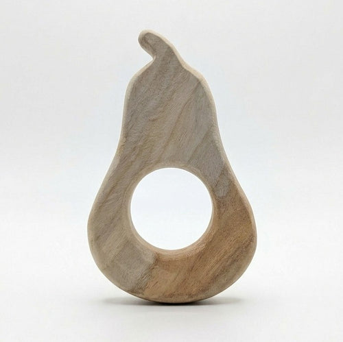 Organic Neem Wood Baby Teether (Animal) – Natural Tactile Soother